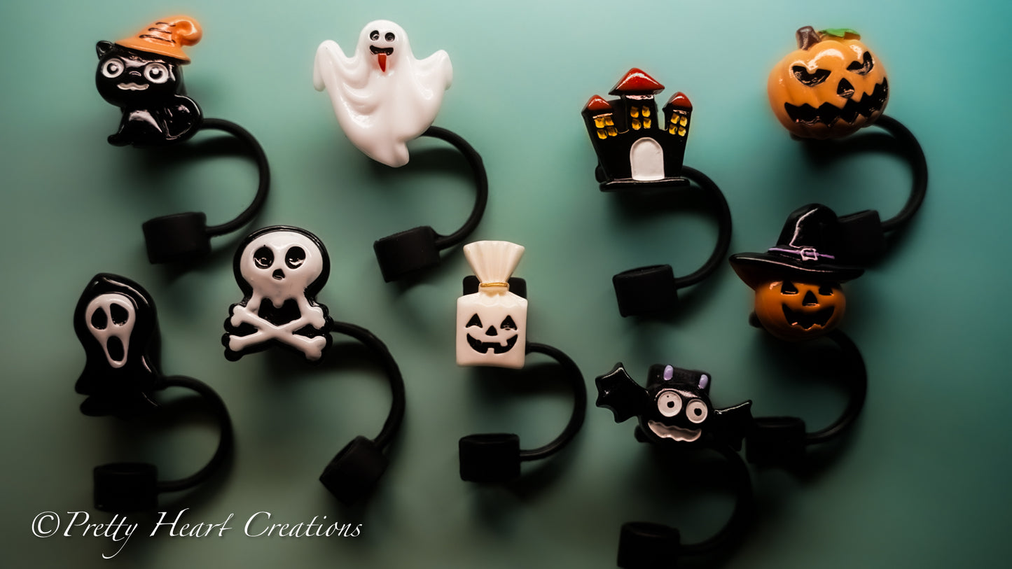 Halloween Straw Toppers – Add a Festive Touch to Your Drinks