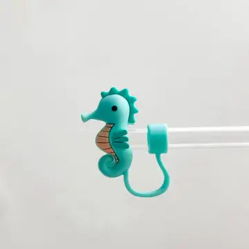 Fun Animal Straw Toppers – Sea & Land Creatures for Reusable Drinkware