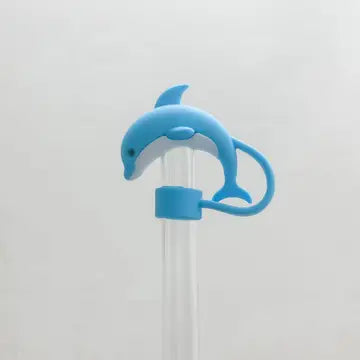 Fun Animal Straw Toppers – Sea & Land Creatures for Reusable Drinkware